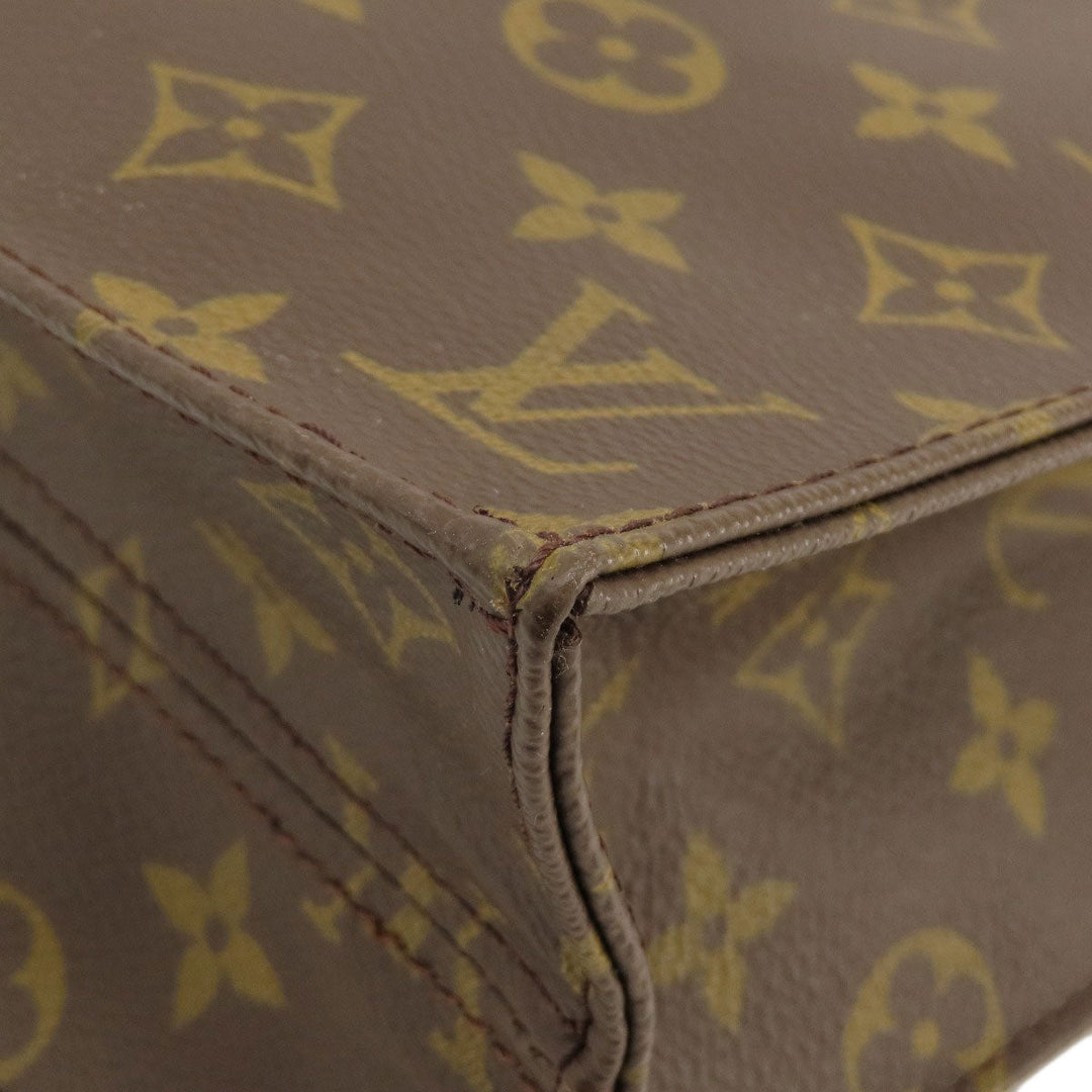 LOUIS VUITTON Tote Bag M51140 Monogram canvas Brown Sac Plat Monogram