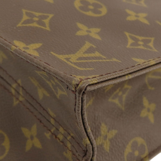 LOUIS VUITTON Tote Bag M51140 Monogram canvas Brown Sac Plat Monogram