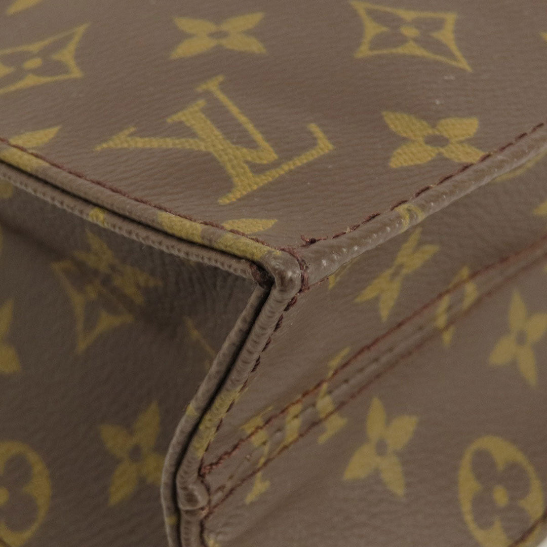 LOUIS VUITTON Tote Bag M51140 Monogram canvas Brown Sac Plat Monogram