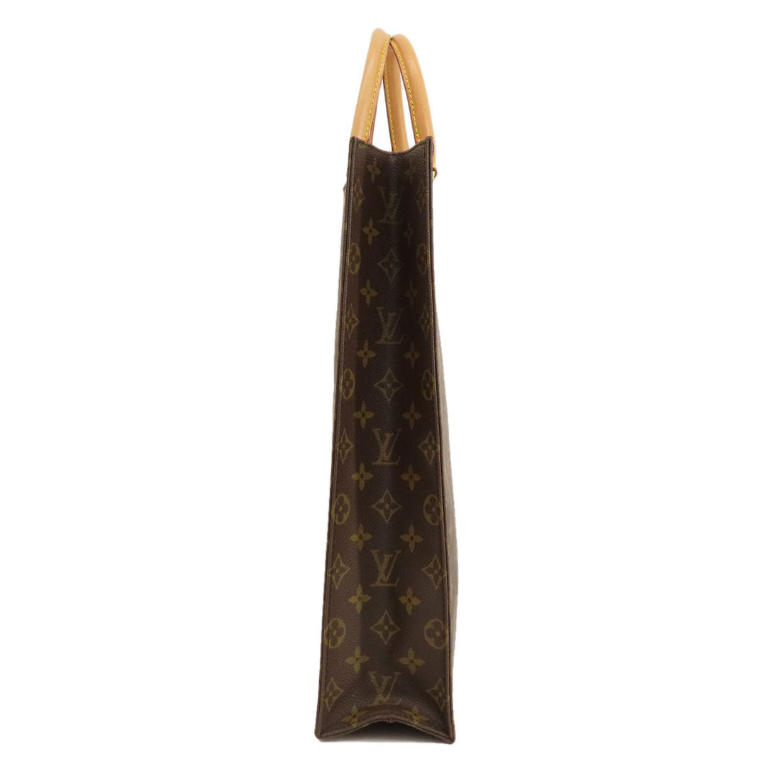 LOUIS VUITTON Tote Bag M51140 Monogram canvas Brown Sac Plat Monogram