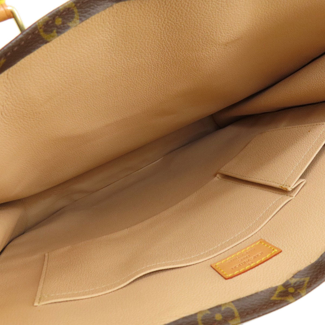 LOUIS VUITTON Tote Bag M51140 Monogram canvas Brown Sac Plat Monogram