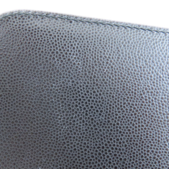 CHANEL Shoulder Bag Grained Calfskin Skin black COCO Mark Gold Metal