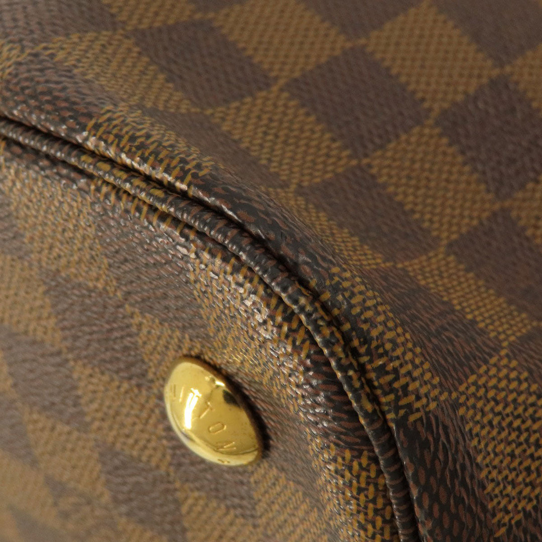 LOUIS VUITTON Tote Bag N63169 Damier canvas Brown Belmont Damier Ebene