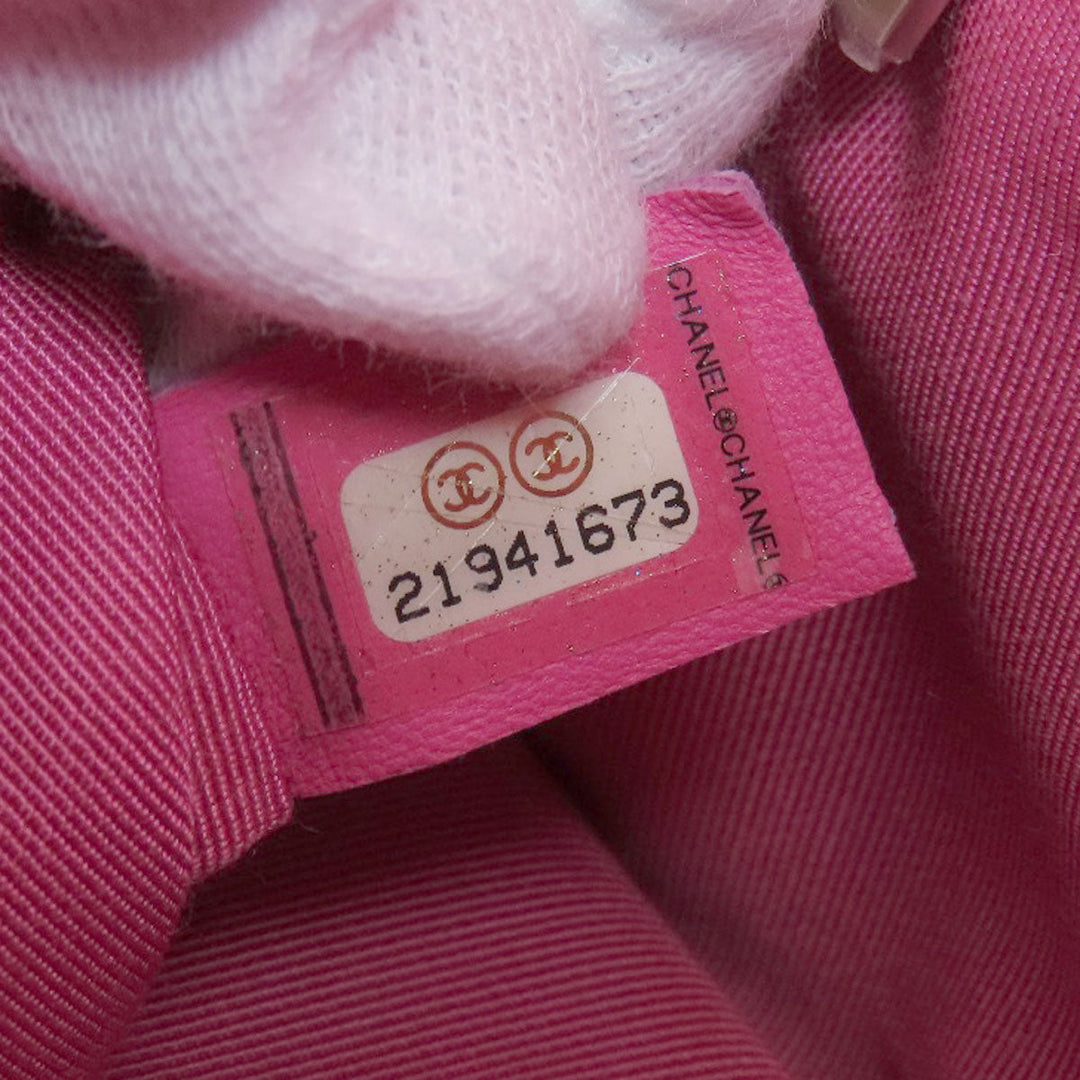 CHANEL Shoulder Bag lambskin pink ChainShoulder Matelasse Gold Metal