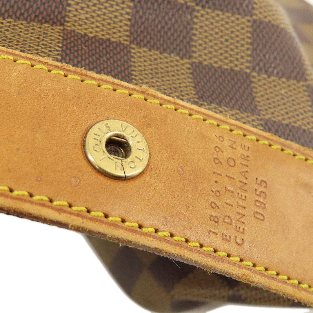 LOUIS VUITTON Tote Bag N99037 Damier canvas Brown Columbine 100th Anniversary Damier Ebene Women Used Authentic