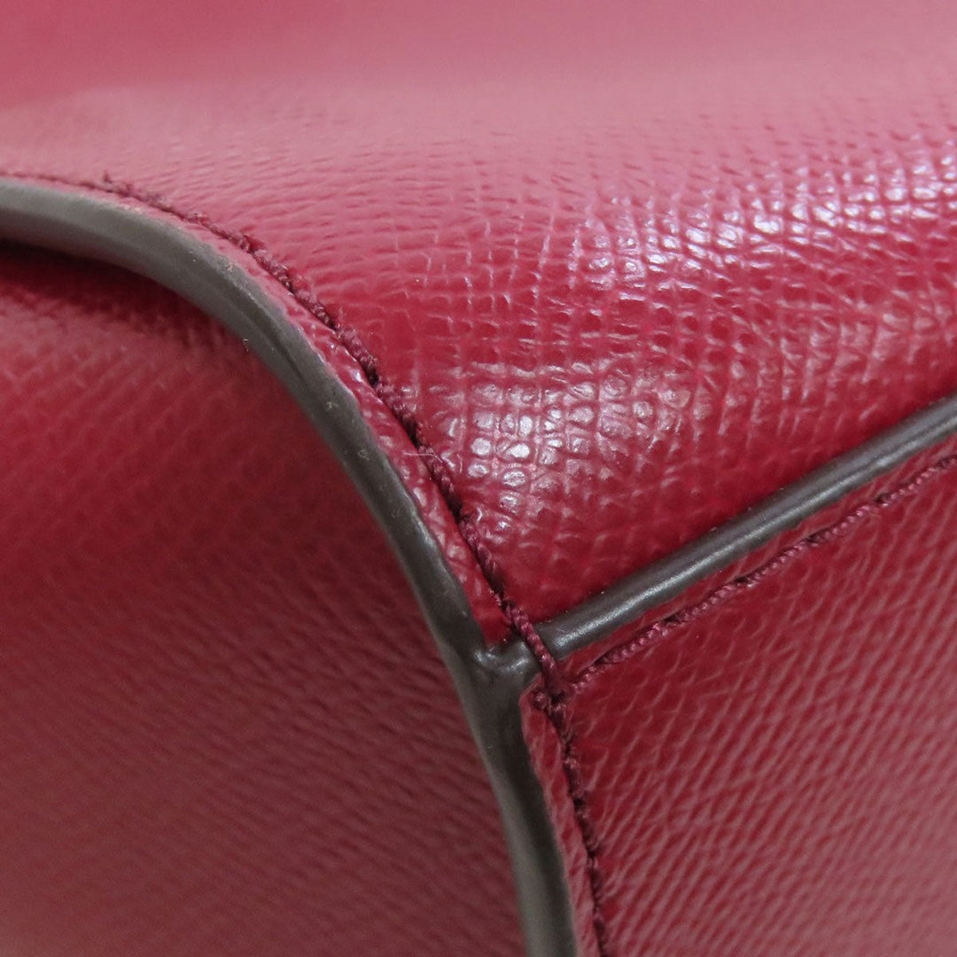 MICHAEL KORS Shoulder Bag PVC Red logo Women Used Authentic