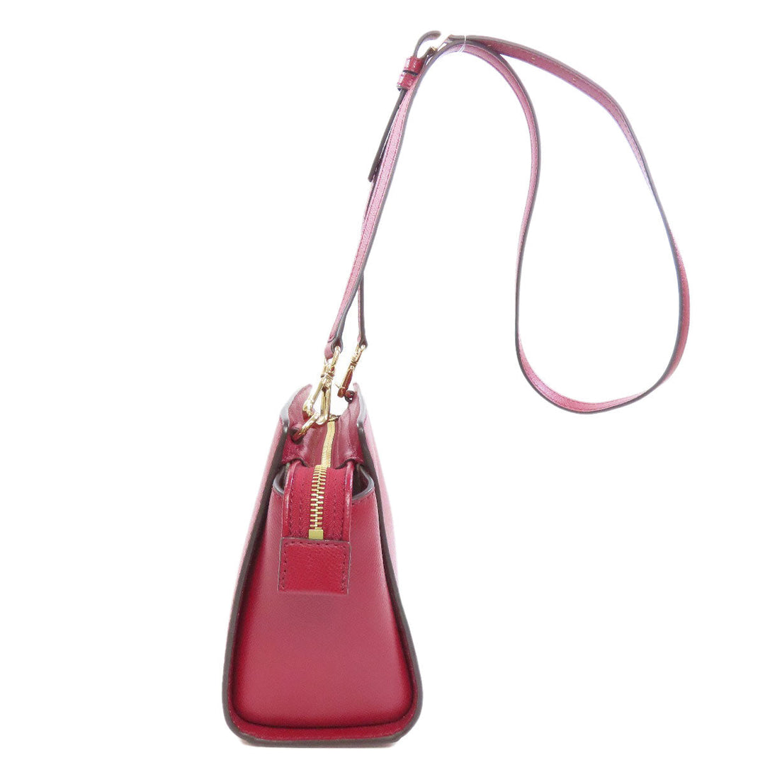 MICHAEL KORS Shoulder Bag PVC Red logo Women Used Authentic