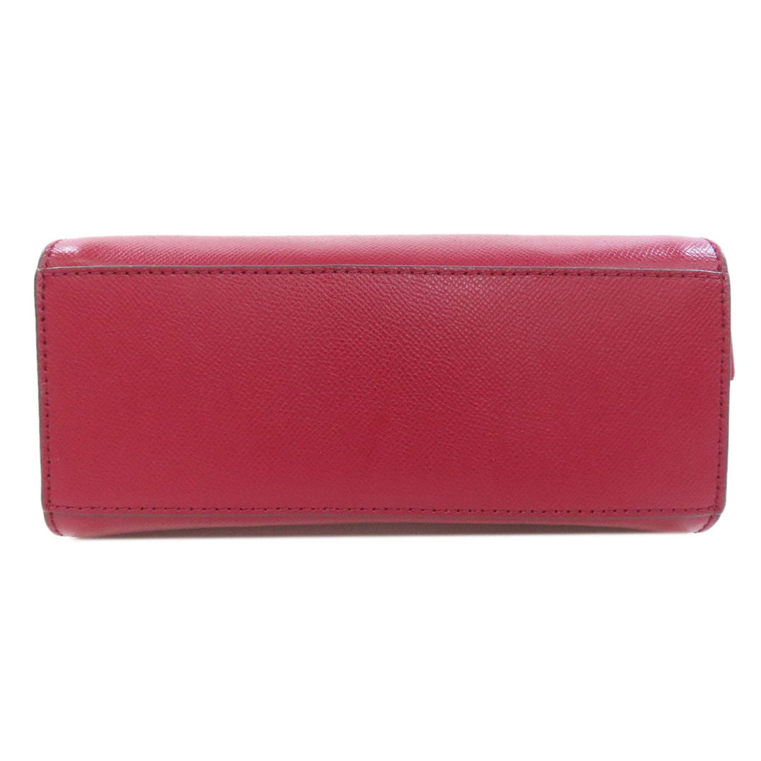 MICHAEL KORS Shoulder Bag PVC Red logo Women Used Authentic