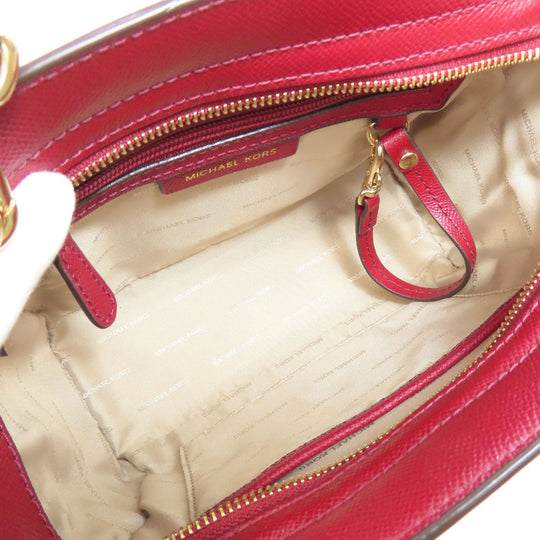MICHAEL KORS Shoulder Bag PVC Red logo Women Used Authentic