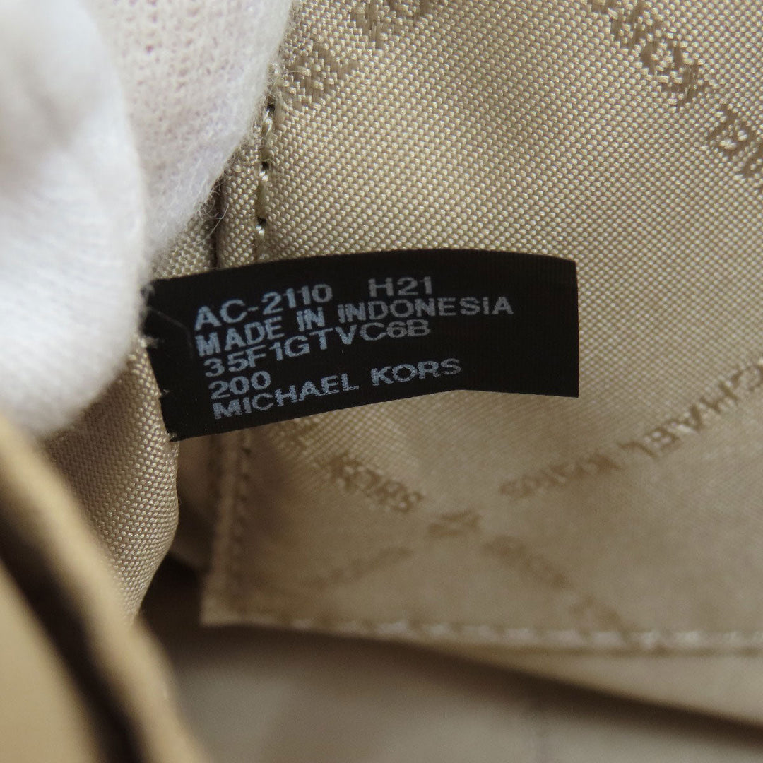 MICHAEL KORS Shoulder Bag PVC Brown MK signature