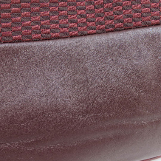 COACH Tote Bag F57540 Canvas, Leather Red Lexi Tote Women Used Authentic