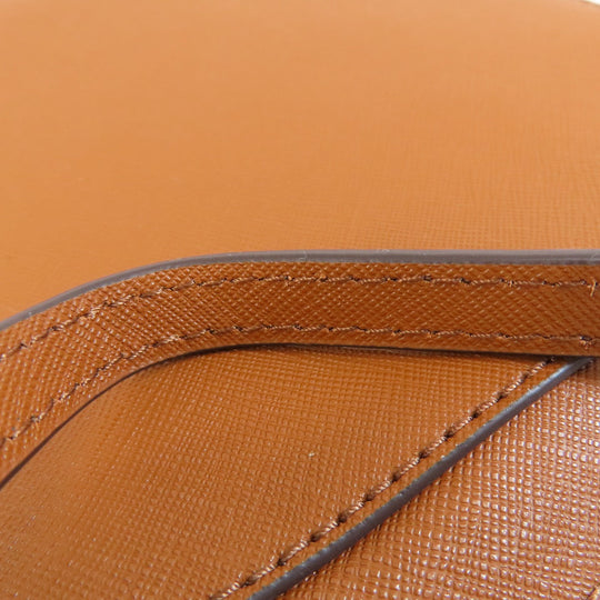 MICHAEL KORS Shoulder Bag PVC Ocher logo Women Used Authentic