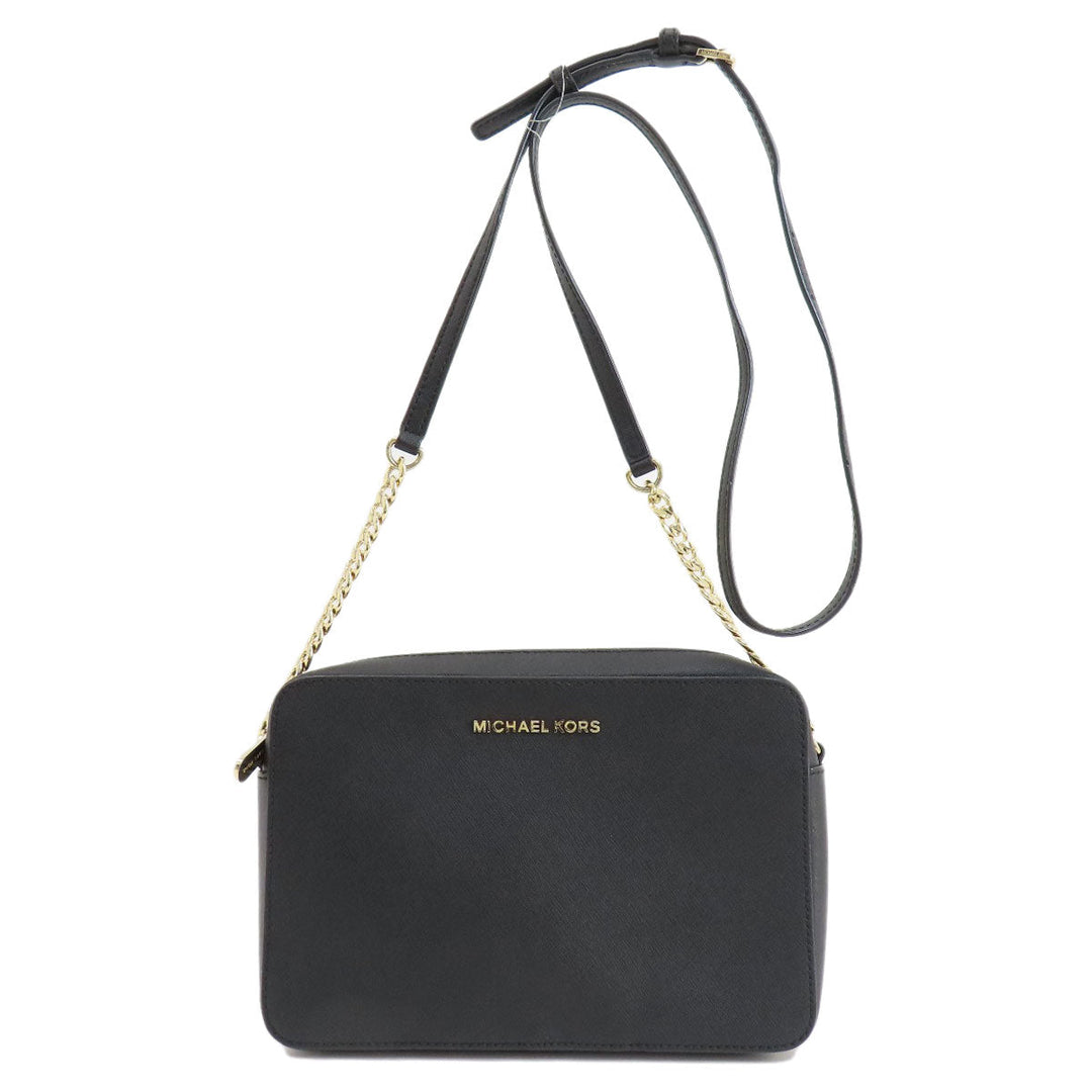 MICHAEL KORS Shoulder Bag PVC black ChainShoulder Women Used Authentic