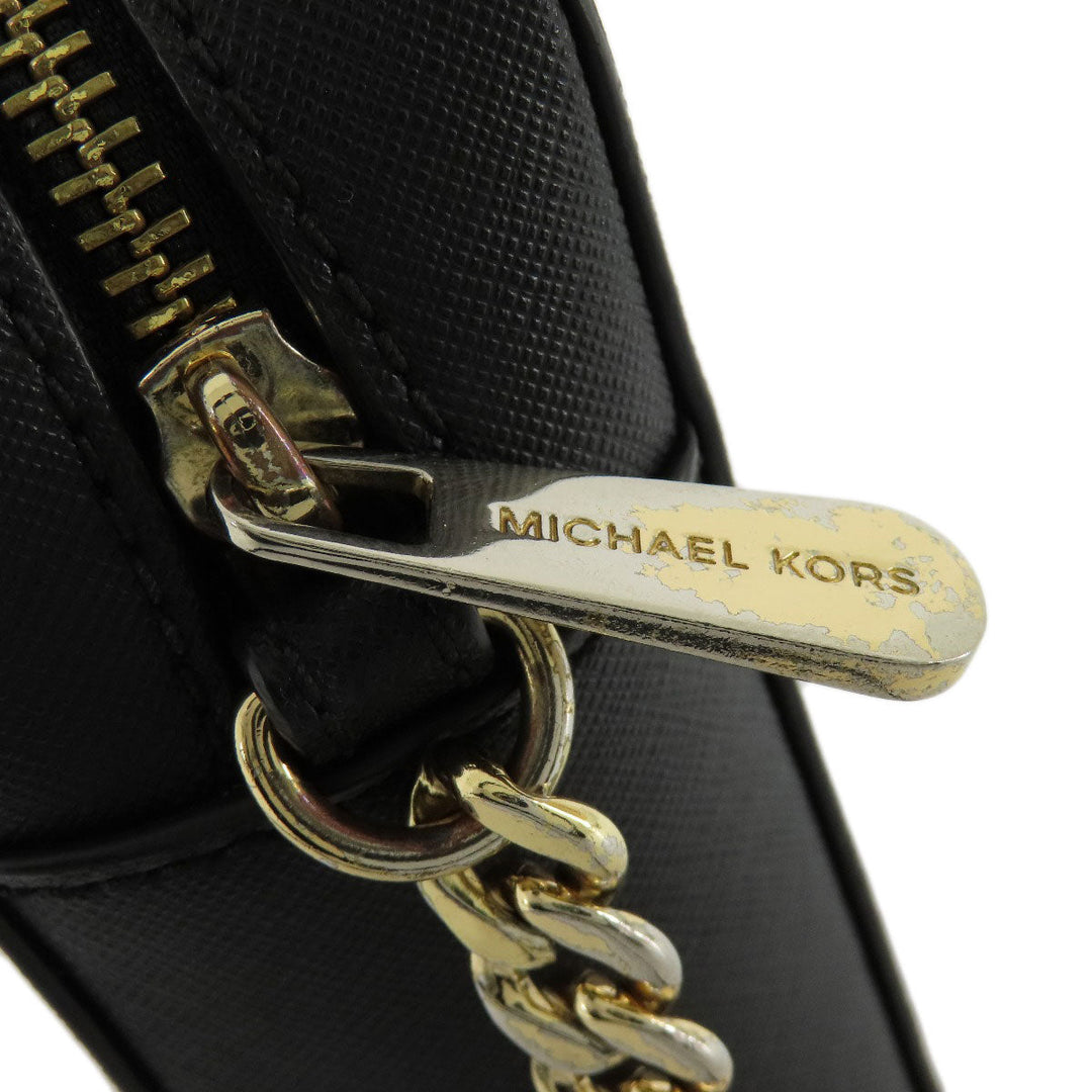 MICHAEL KORS Shoulder Bag PVC black ChainShoulder Women Used Authentic