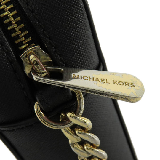 MICHAEL KORS Shoulder Bag PVC black ChainShoulder Women Used Authentic