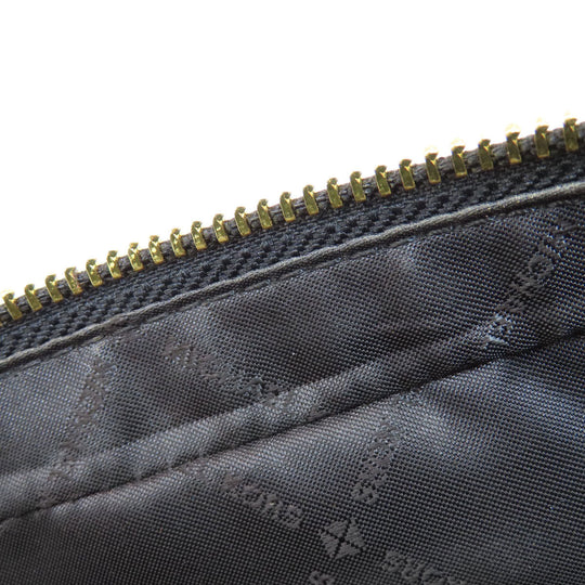 MICHAEL KORS Shoulder Bag PVC black logo Women Used Authentic