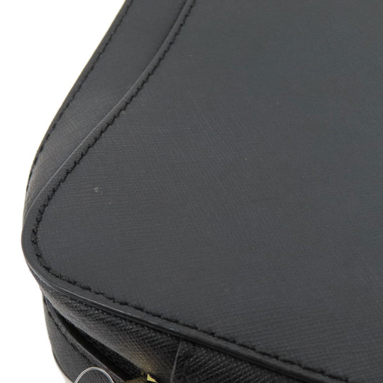 MICHAEL KORS Shoulder Bag PVC black logo Women Used Authentic