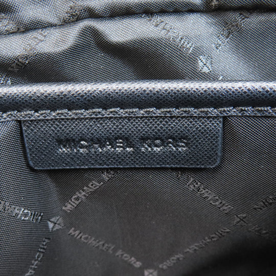 MICHAEL KORS Shoulder Bag PVC black logo Women Used Authentic