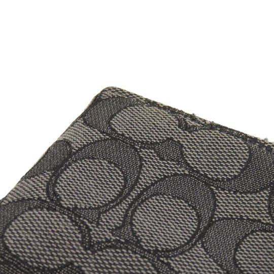 COACH Tote Bag F29958 canvas gray Signature Women Used Authentic