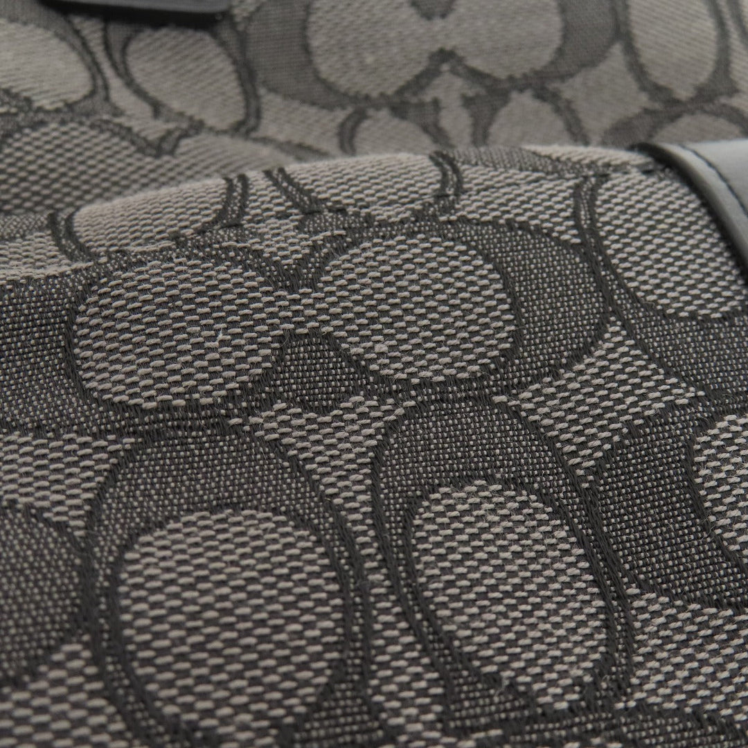 COACH Tote Bag F29958 canvas gray Signature Women Used Authentic