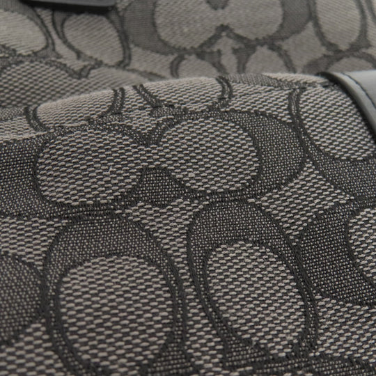 COACH Tote Bag F29958 canvas gray Signature Women Used Authentic