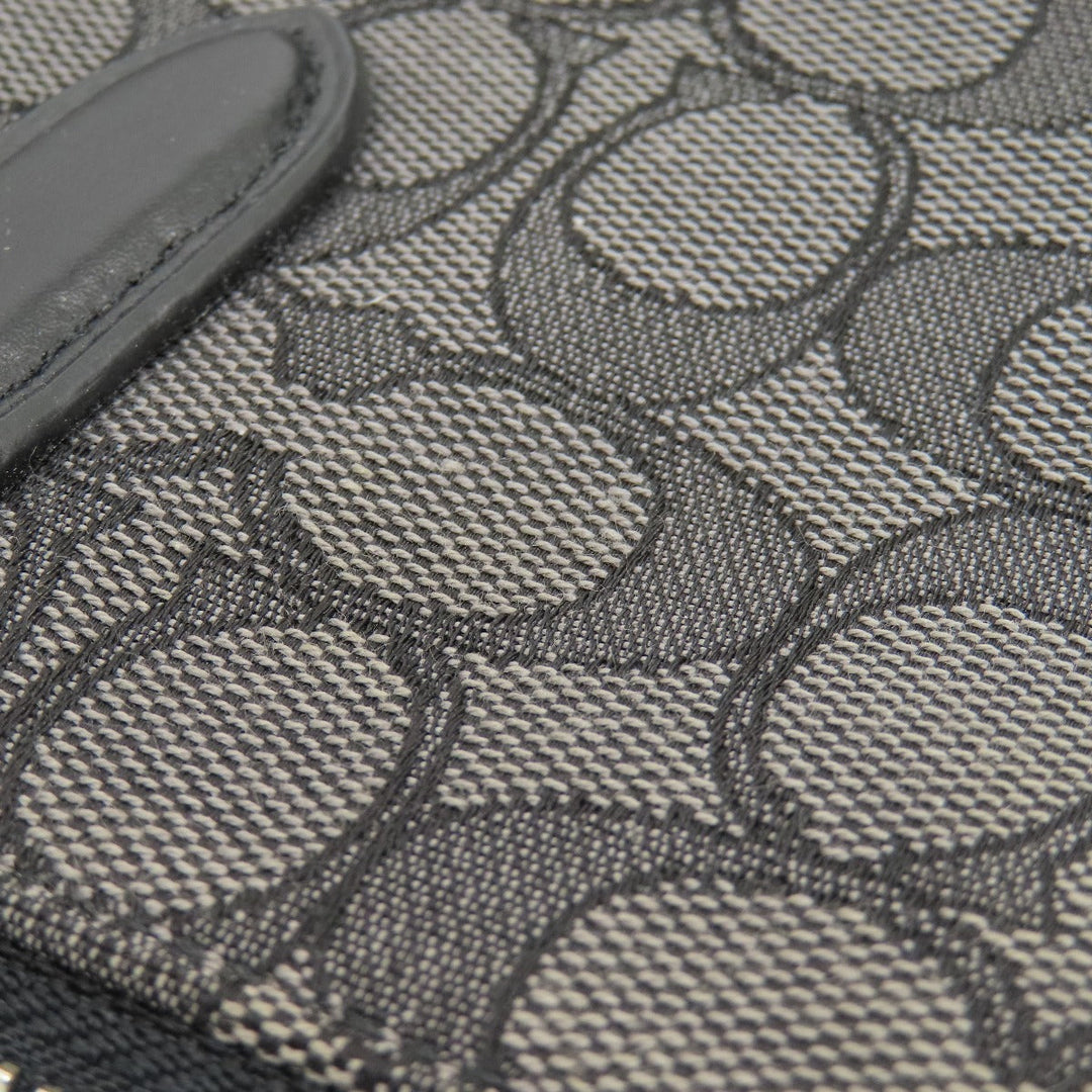 COACH Tote Bag F29958 canvas gray Signature Women Used Authentic