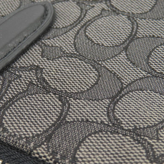 COACH Tote Bag F29958 canvas gray Signature Women Used Authentic