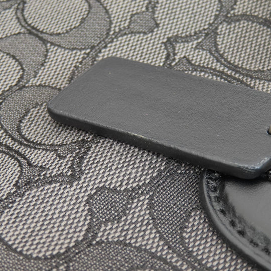 COACH Tote Bag F29958 canvas gray Signature Women Used Authentic