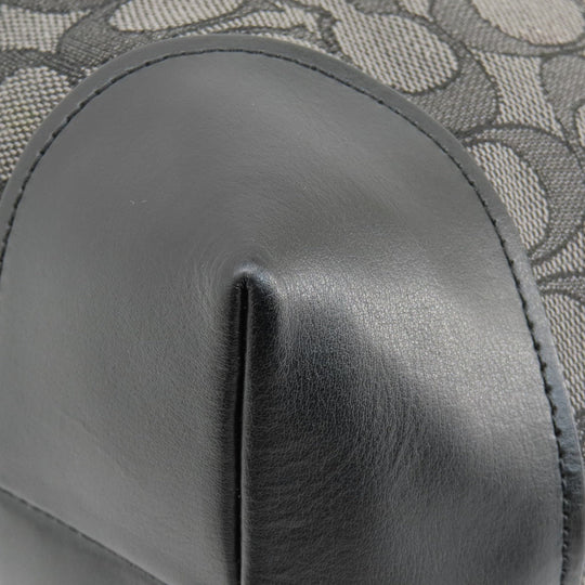 COACH Tote Bag F29958 canvas gray Signature Women Used Authentic