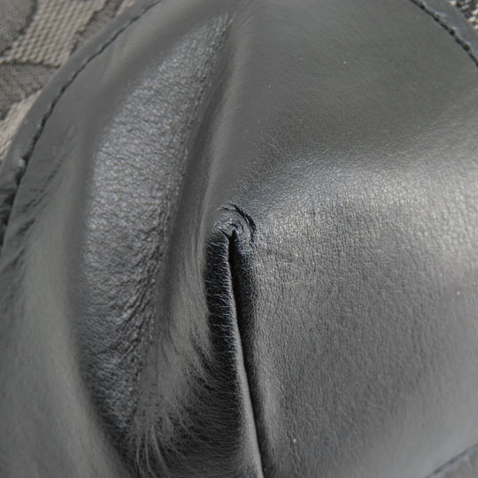 COACH Tote Bag F29958 canvas gray Signature Women Used Authentic