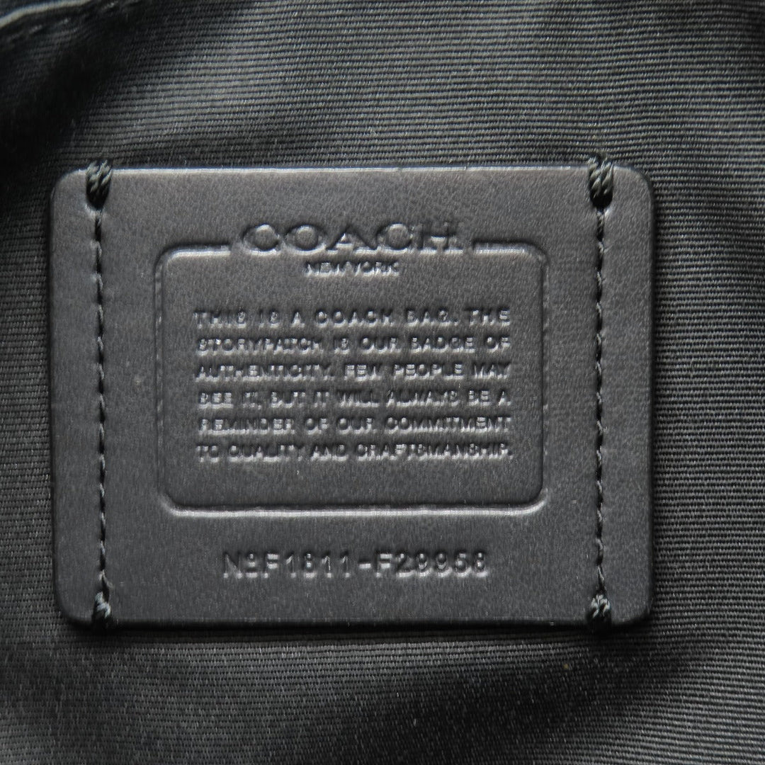 COACH Tote Bag F29958 canvas gray Signature Women Used Authentic