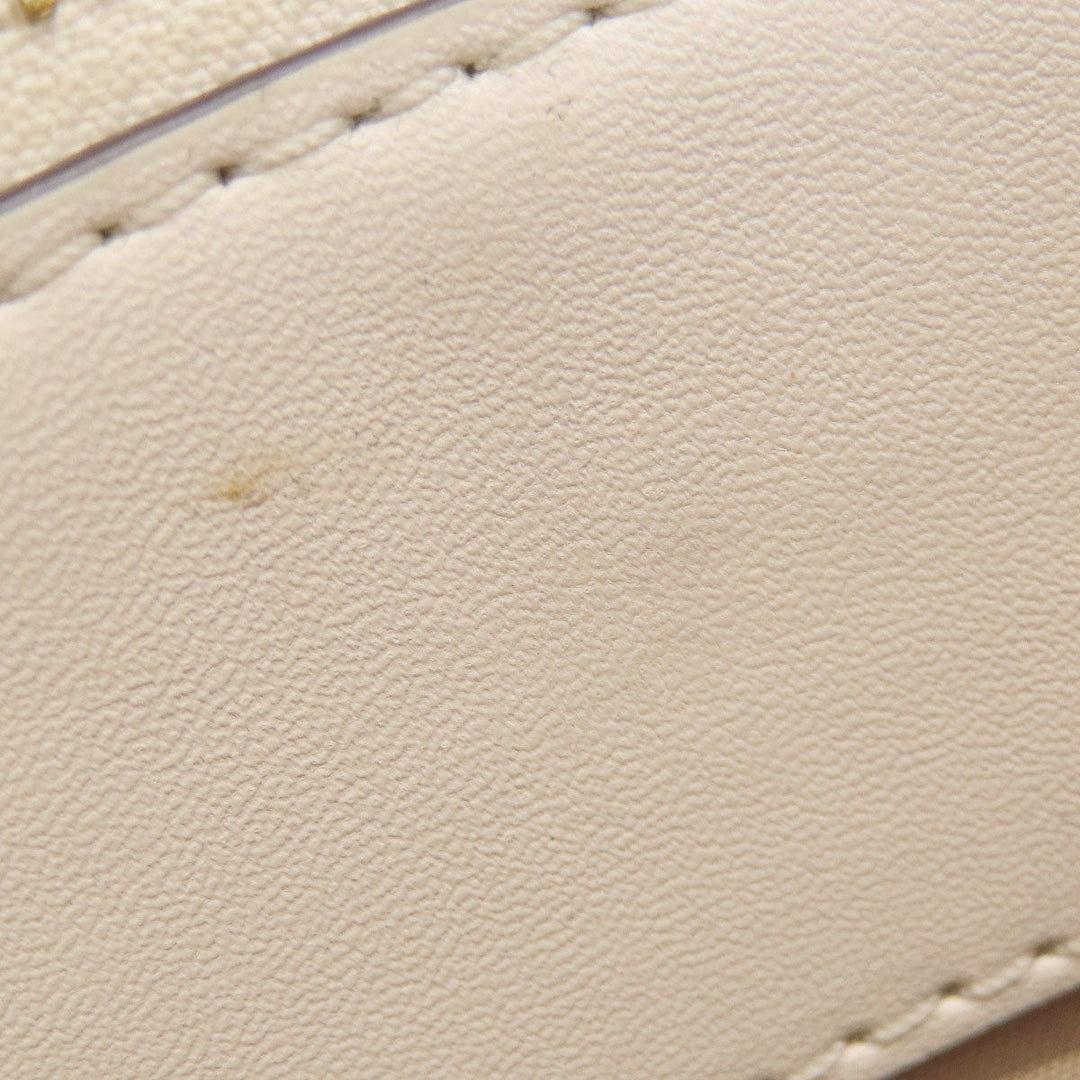 MICHAEL KORS Handbag leather white Emilia 2WAY Women Used Authentic
