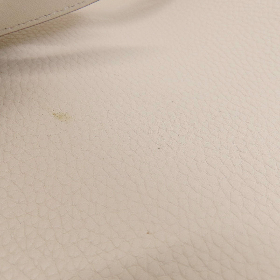 MICHAEL KORS Handbag leather white Emilia 2WAY Women Used Authentic