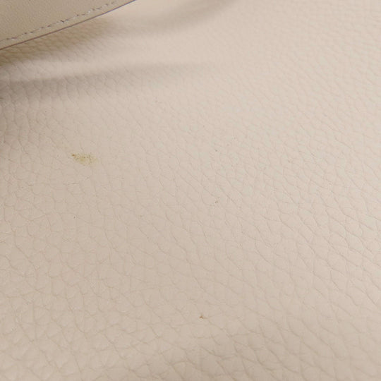 MICHAEL KORS Handbag leather white Emilia 2WAY Women Used Authentic