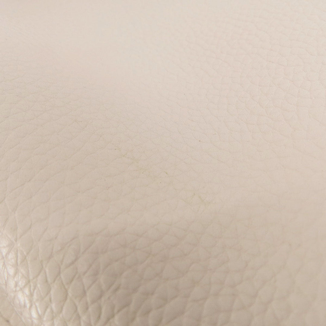 MICHAEL KORS Handbag leather white Emilia 2WAY Women Used Authentic