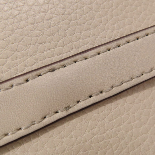 MICHAEL KORS Handbag leather white Emilia 2WAY Women Used Authentic
