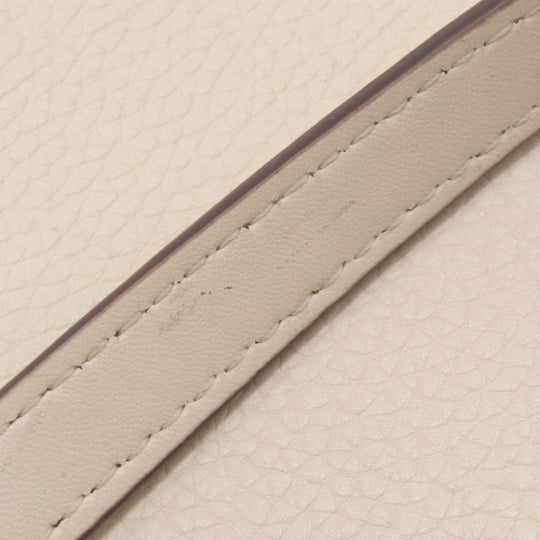 MICHAEL KORS Handbag leather white Emilia 2WAY Women Used Authentic