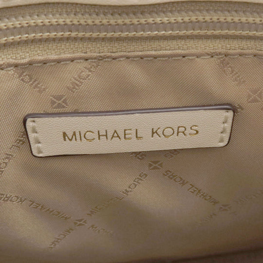 MICHAEL KORS Handbag leather white Emilia 2WAY Women Used Authentic