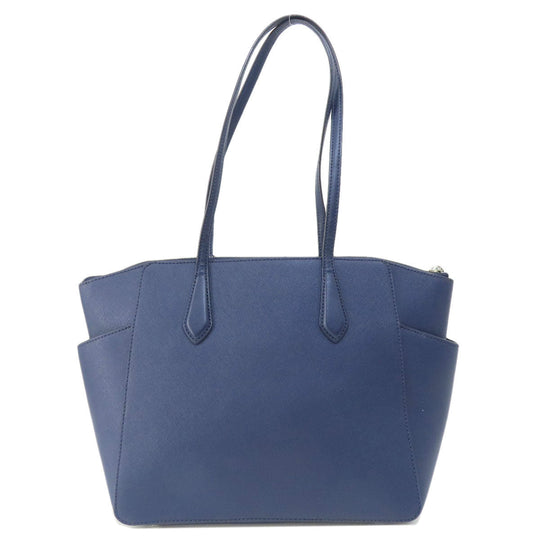 MICHAEL KORS Tote Bag leather Navy logo