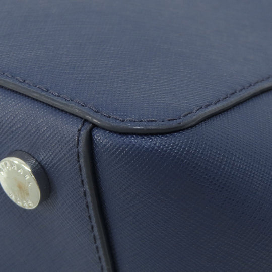 MICHAEL KORS Tote Bag leather Navy logo