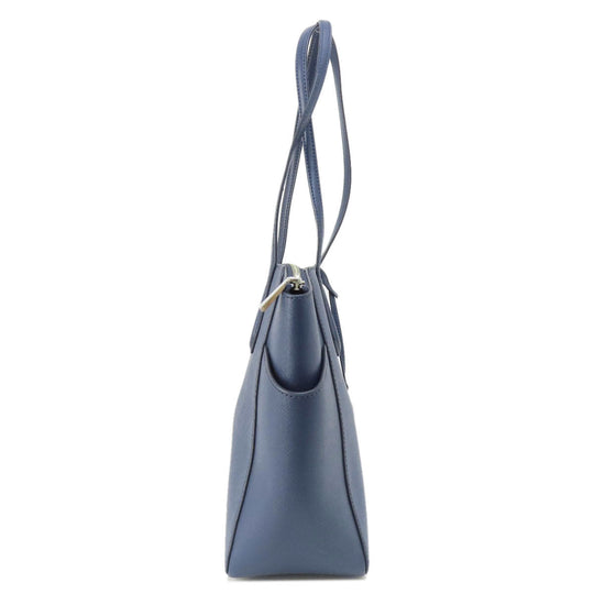 MICHAEL KORS Tote Bag leather Navy logo