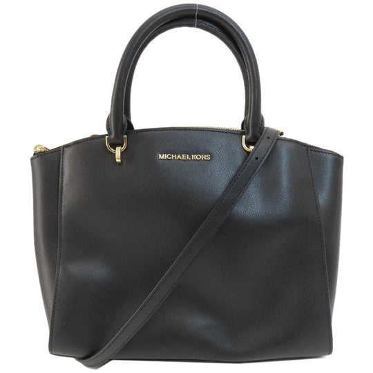 MICHAEL KORS Handbag leather black 2WAY