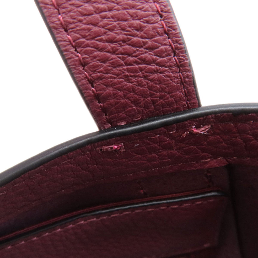 COACH Tote Bag C4062 leather pink Hose and carriage Women Used Authentic