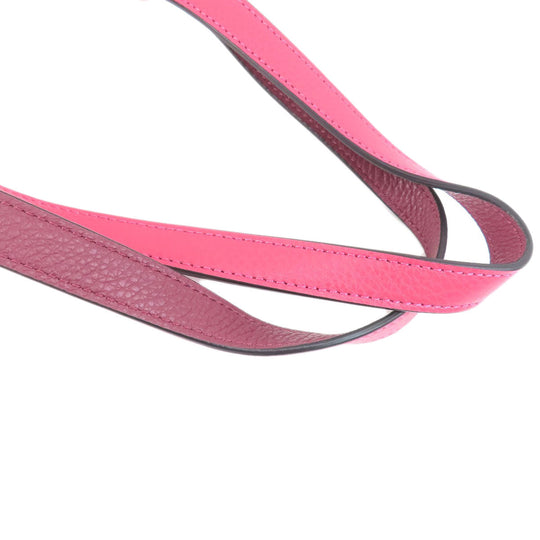 COACH Tote Bag C4062 leather pink Hose and carriage Women Used Authentic