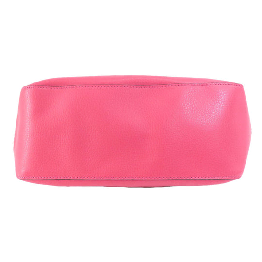 COACH Tote Bag C4062 leather pink Hose and carriage Women Used Authentic