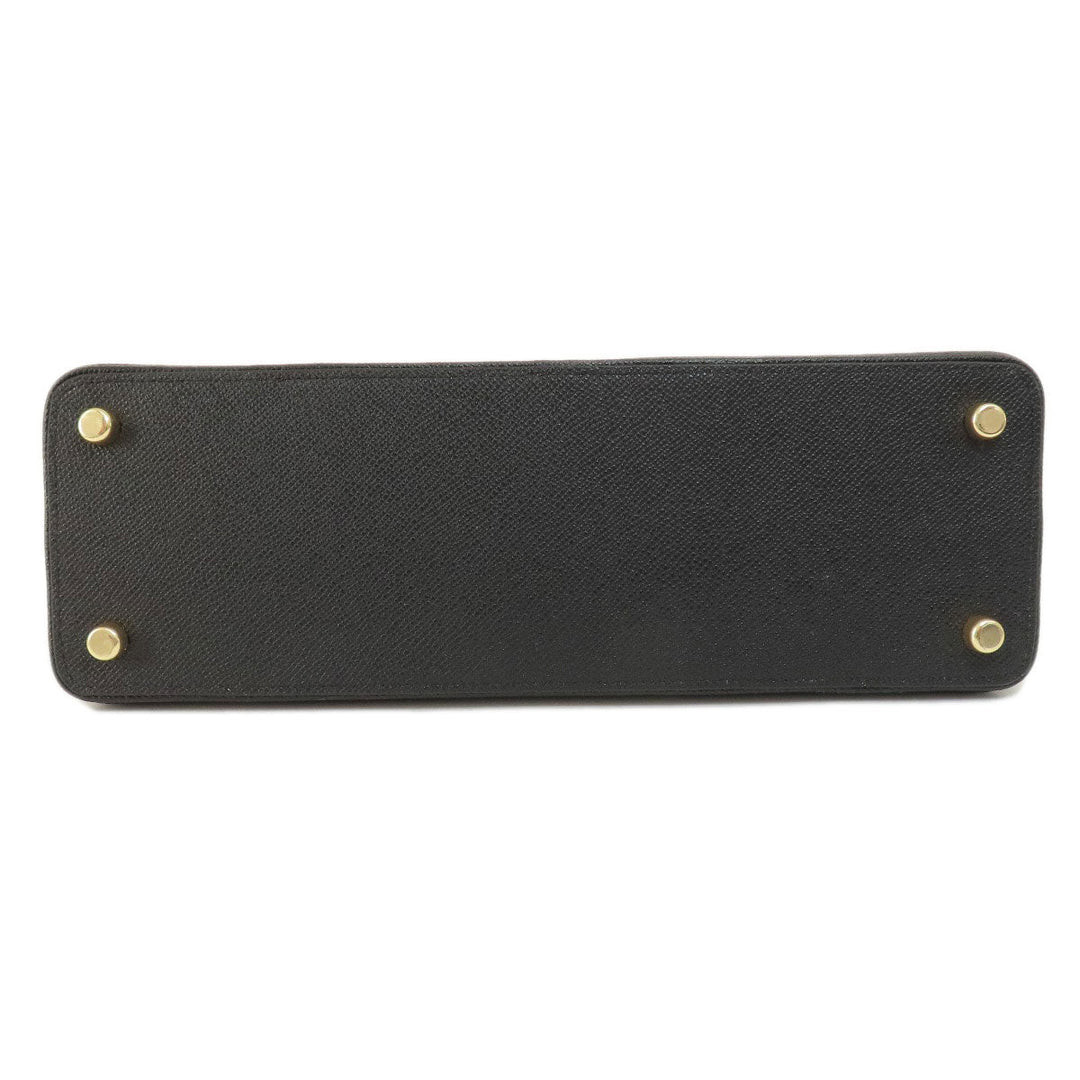 COACH Handbag 2553 leather black 2WAY Women Used Authentic