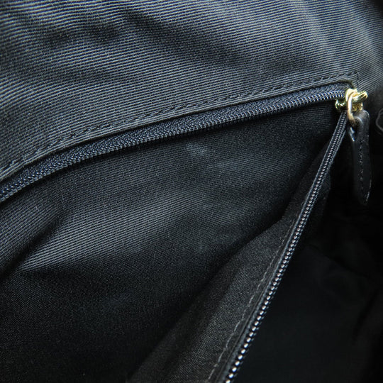 COACH Handbag 2553 leather black 2WAY Women Used Authentic