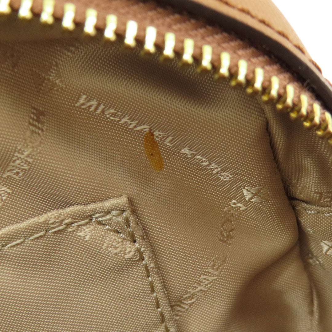 MICHAEL KORS Shoulder Bag PVC white MK signature Women Used Authentic
