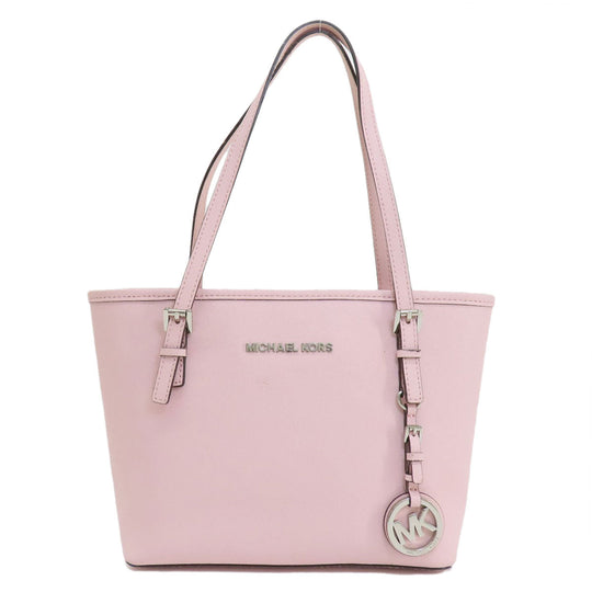 MICHAEL KORS Handbag PVC pink logo Women Used Authentic