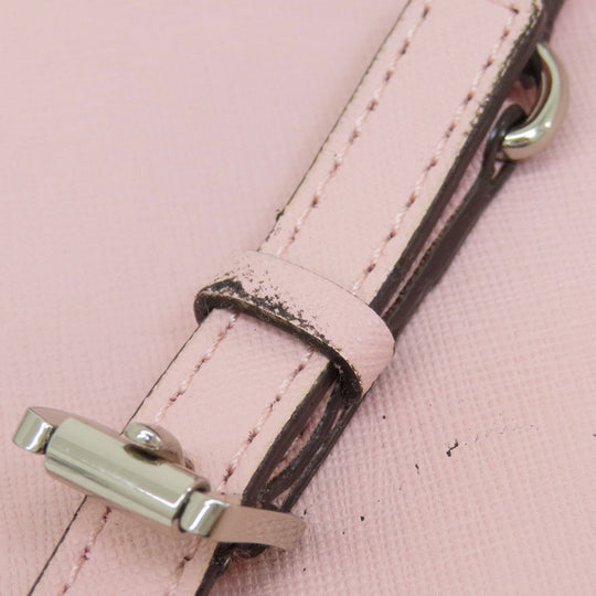 MICHAEL KORS Handbag PVC pink logo Women Used Authentic
